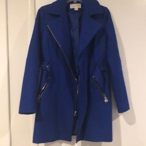Mk Royal Blue Trench Coat